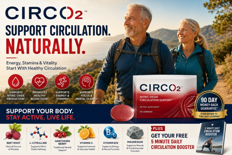 Don’t Fight Aging With More Stimulants: Support the Circulation System That Helps Keep You Active